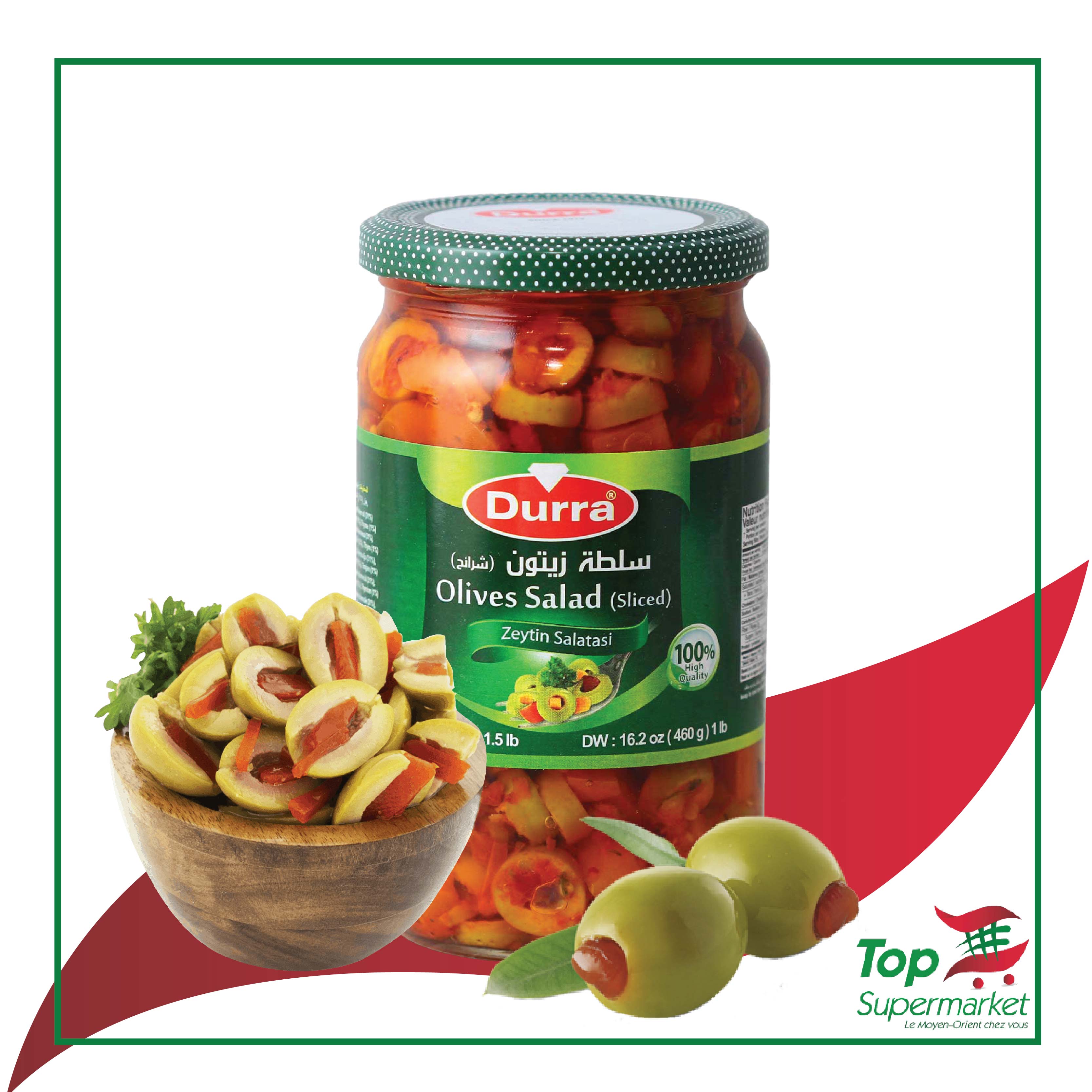 Durra salade d'olives 675gr